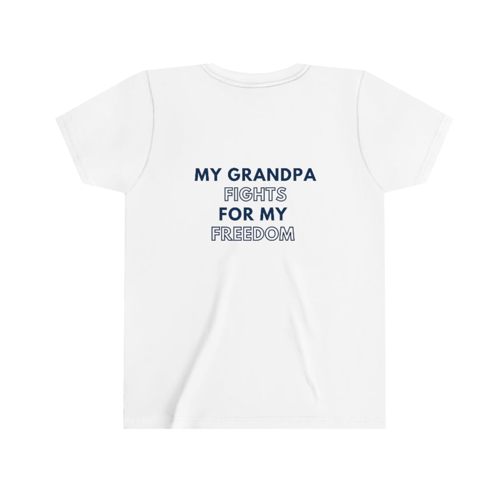 Youth My Grandpa Fights for my Freedom Tee
